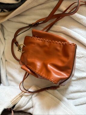 Universal Thread Cognac Whipstitch Crossbody Bag